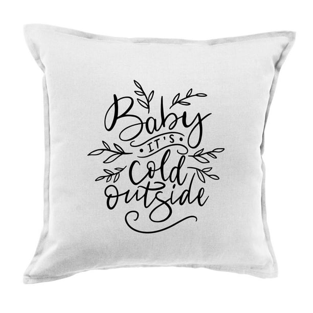 Details about HGOD DESIGNS Baby Its Cold Outside Pillow Cover Letters Red Cotton Linen Square Details about HGOD DESIGNS Baby Its Cold Outside Pillow Cover Letters Red Cotton Linen Square